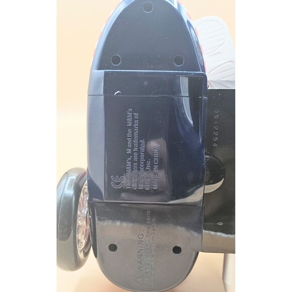 Mars M&M Red White And Blue Freedom Rider Motorcycle w/Side Car Candy Dispenser - Picture 10 of 10